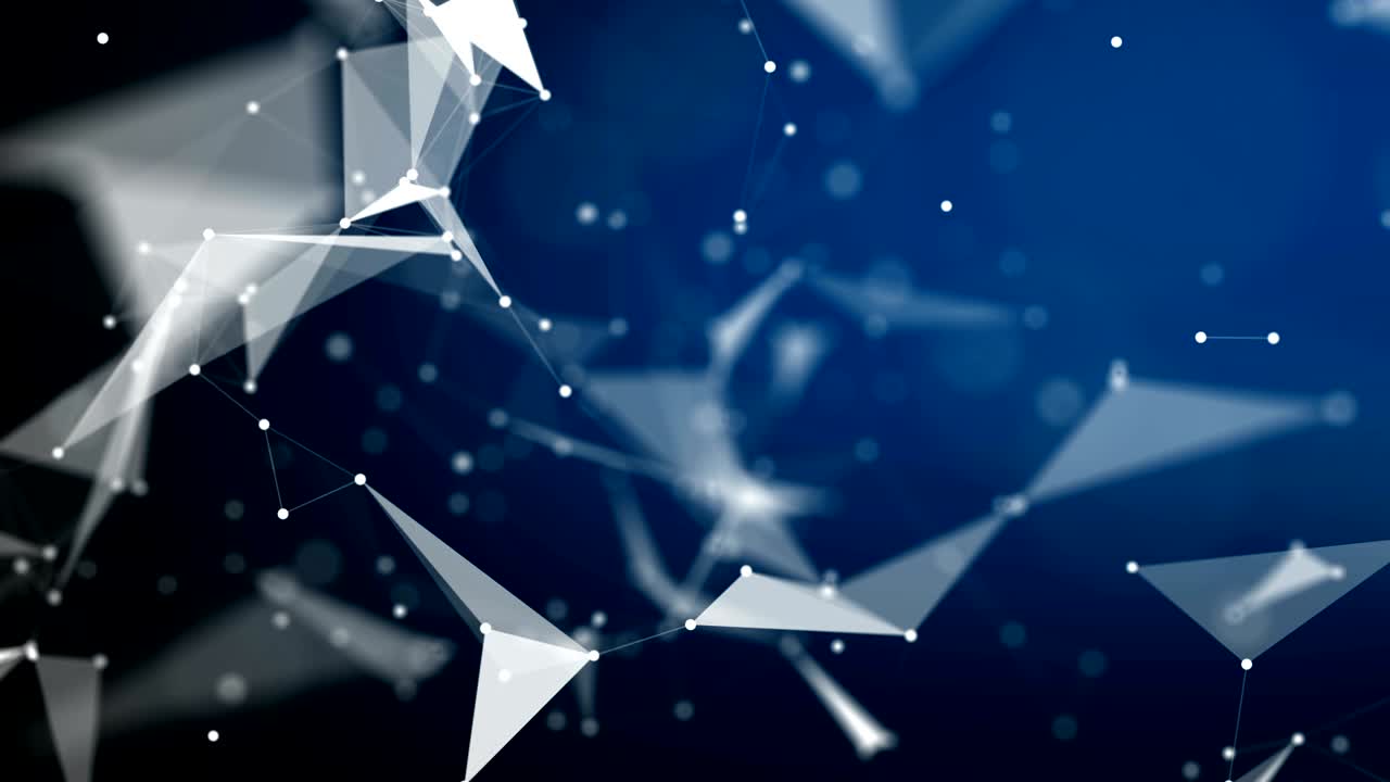 4k Loopable Geometric Lines and Points Background