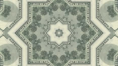 abstract animated background with us dollar money bill mosaic. creative business motion graphic seamless loop