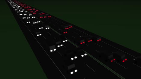 heavy traffic night looping