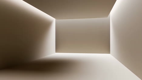 abstract minimalist interior space with light and shadow