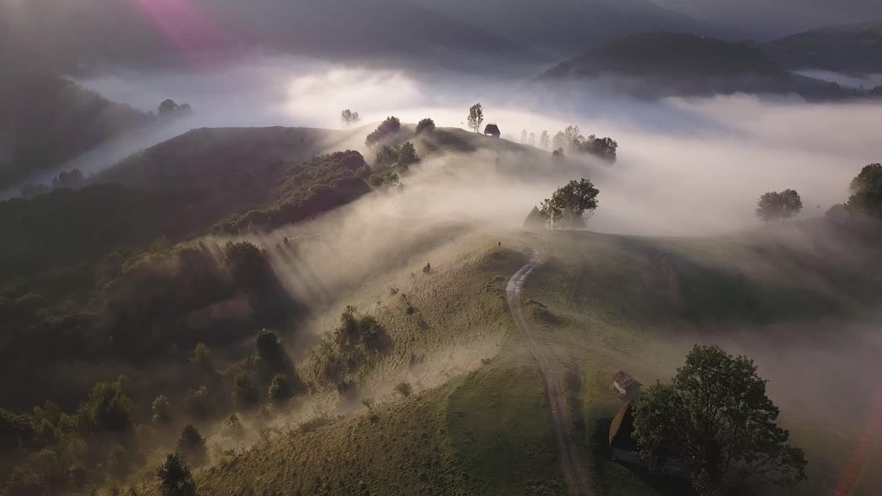 imágenes aéreas que muestran la belleza de la naturaleza