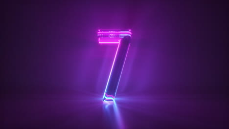 Abstract-Countdown,-neon-light-numbers-from-10-to-1