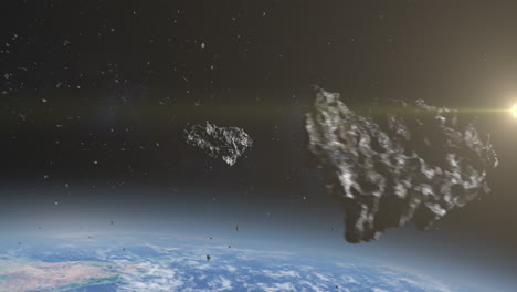 asteroide que se acerca a la tierra