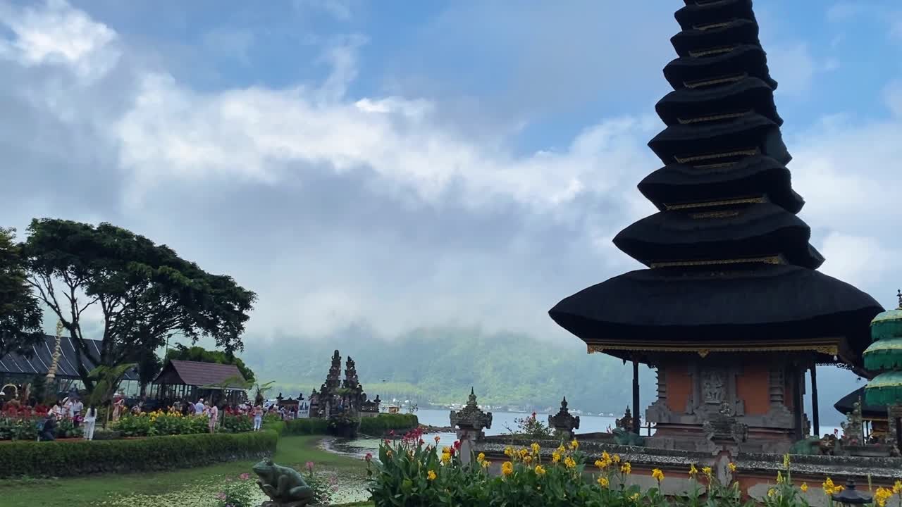 Ulun Danu Beratan Temple in Bali, Indonesia