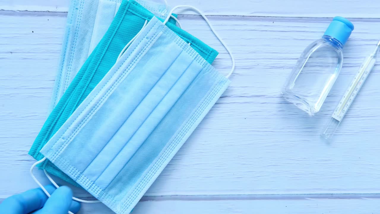 Face Masks, Hand Sanitizer, and Gloves for Protection