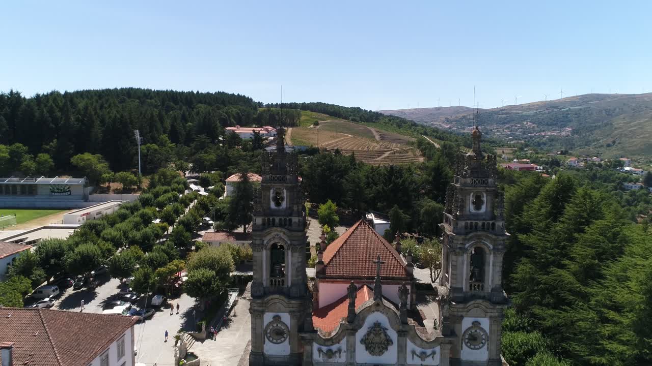 el santuario de nuestra señora de los remedios en lamego, portugal