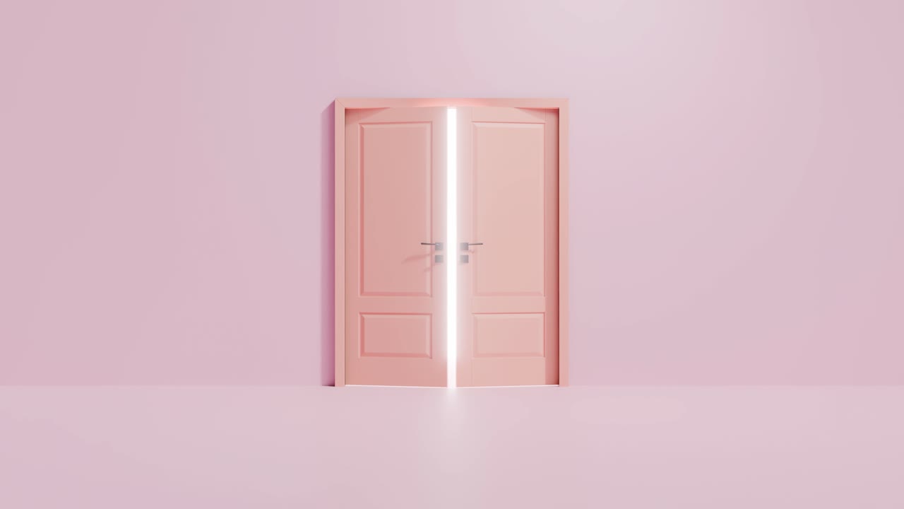 Pink Doorway to Light