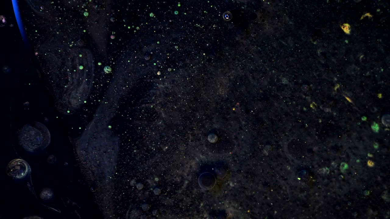 4k fondo de burbujas de aceite líquido abstracto