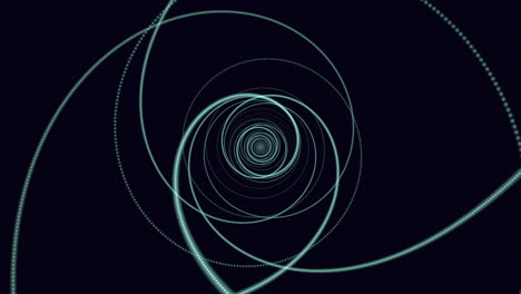 black background spiral pattern mesmerizing design on a dark canvas