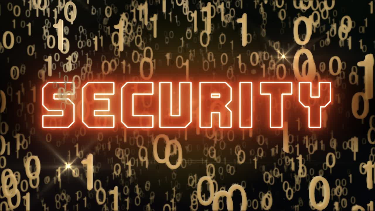 Bluish Code concept with digital code