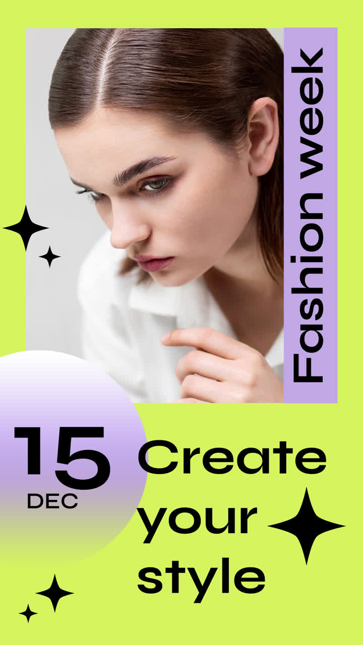 Fashion Week Poster - Create Your Style