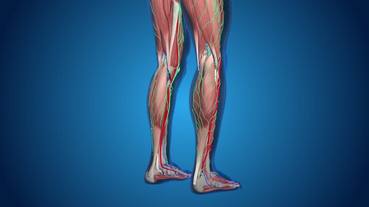 Human Leg Anatomy - Muscles, Blood Vessels, and Lymphatic System