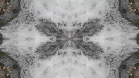 kaleidoscope from nature shots, wissahickon creek