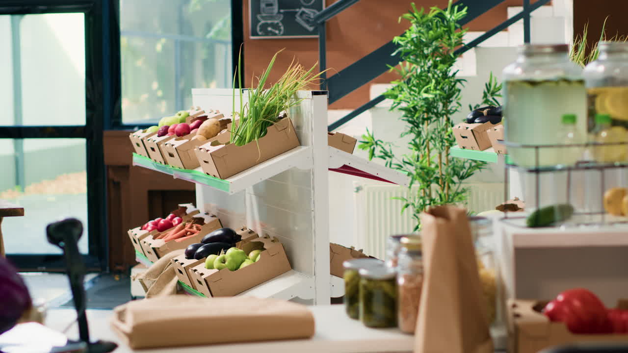 환경 친화적 인 제로 폐기물 슈퍼마켓