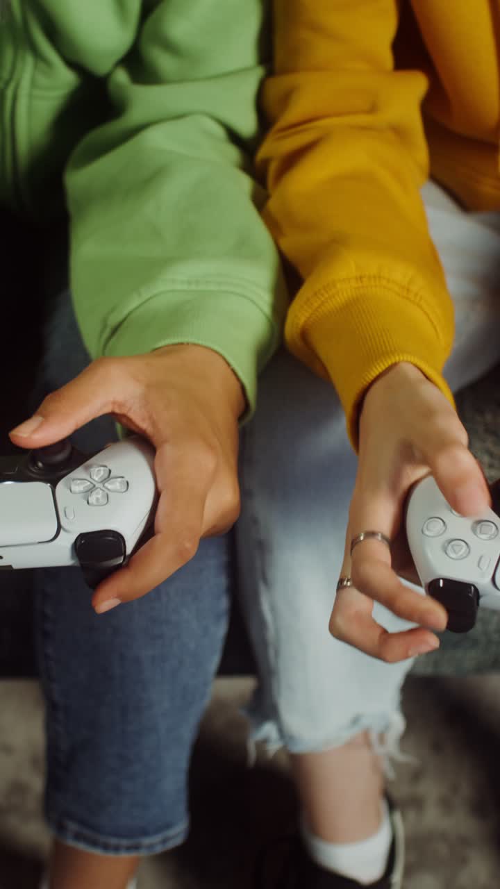 Two People Playing Video Games