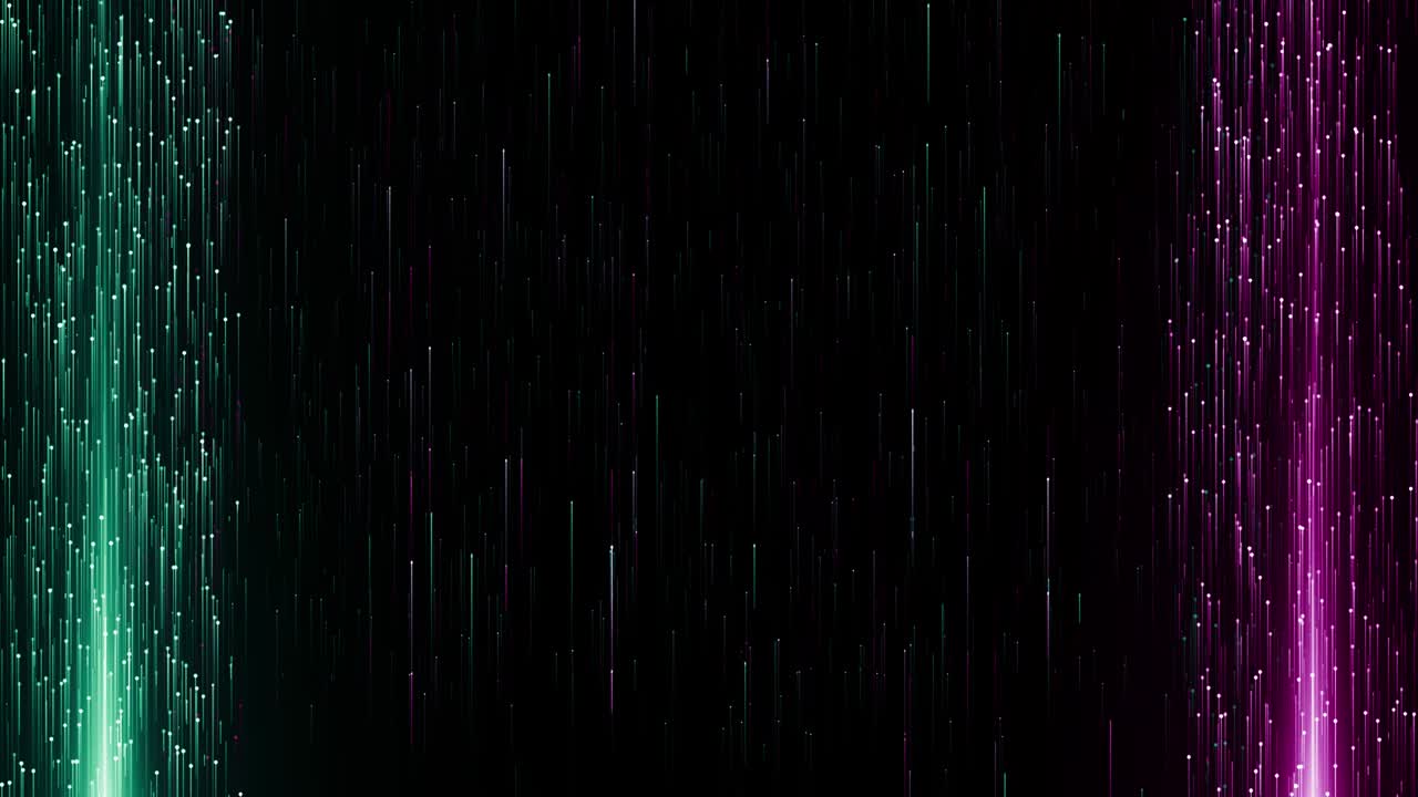 partículas verde rosa evento juego tráiler títulos escenario de concierto cinematográfico bucle de fondo