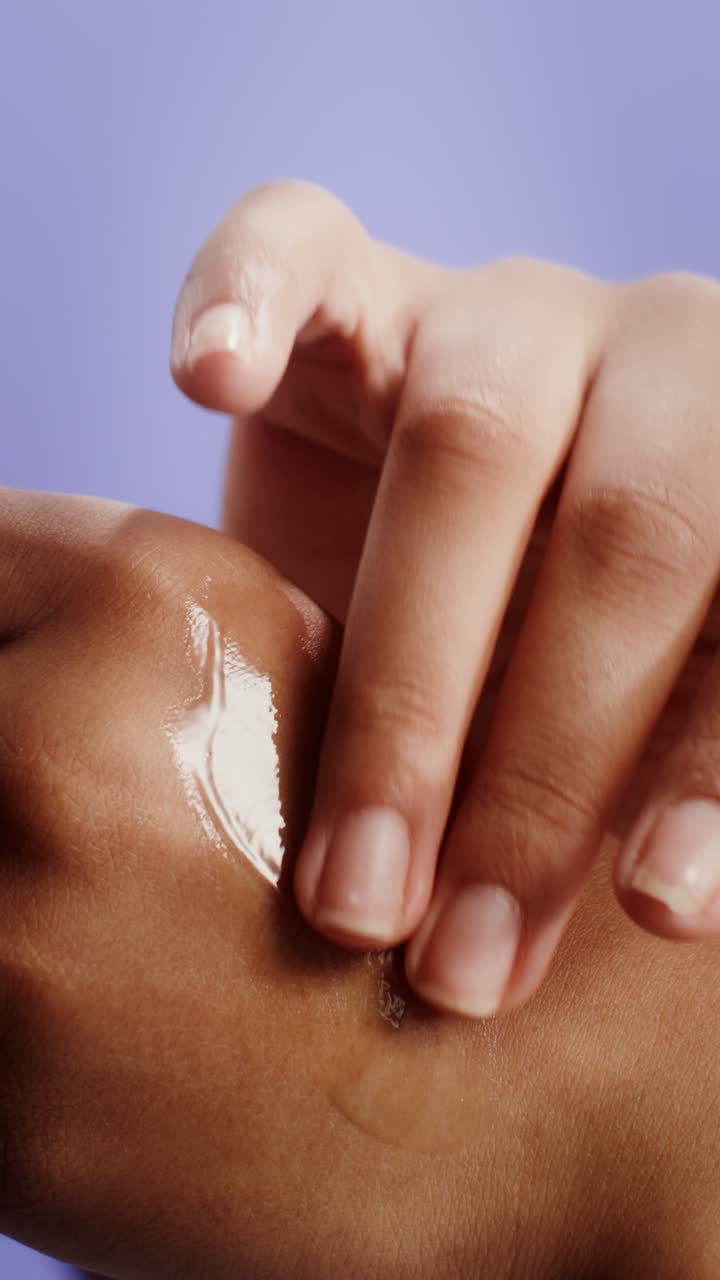 Skin Care Serum Application