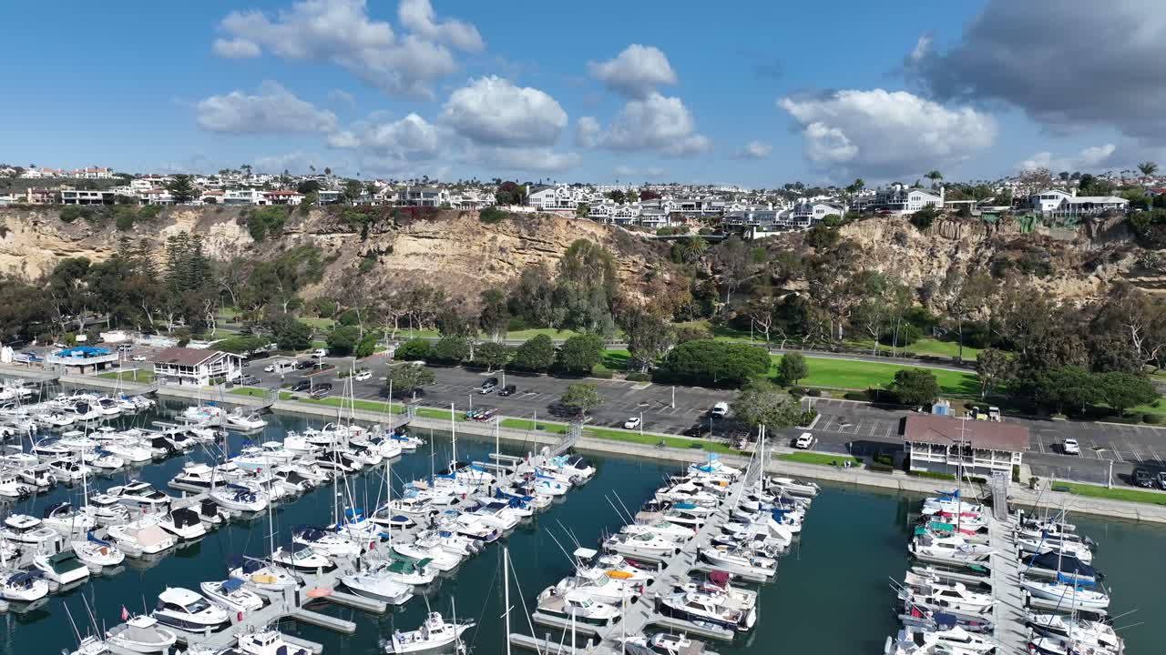 Dana Point Harbor California Scenic Aerial View