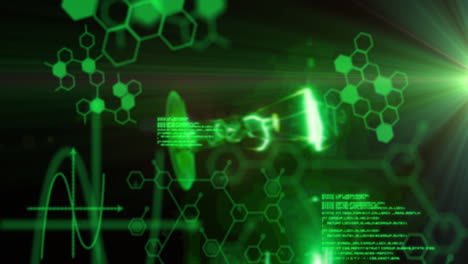 animation of chemical compounds and data processing