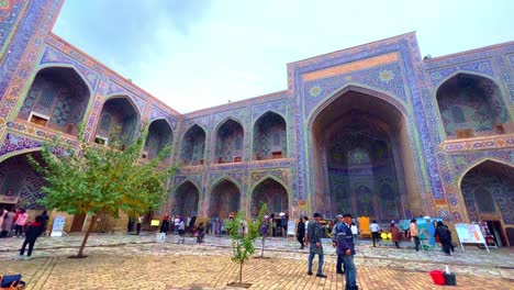 the ornate registan square in samarkand, uzbekistan