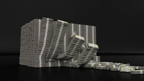 money stacks bundles falling dollars financial win us usa american currency tax