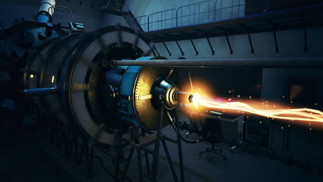 unique experiment at a research facility with advanced propulsion tech