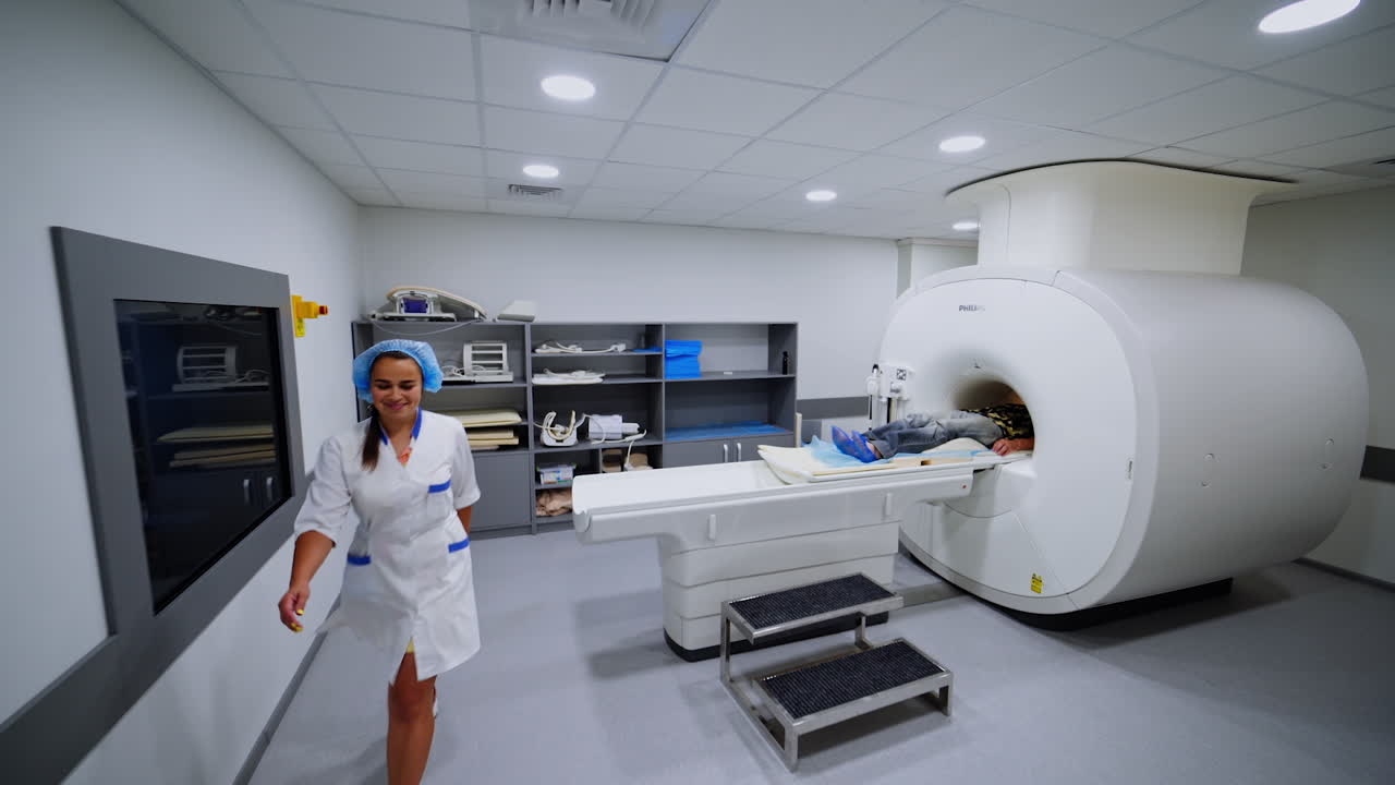 MRI Scan Procedure in a Hospital