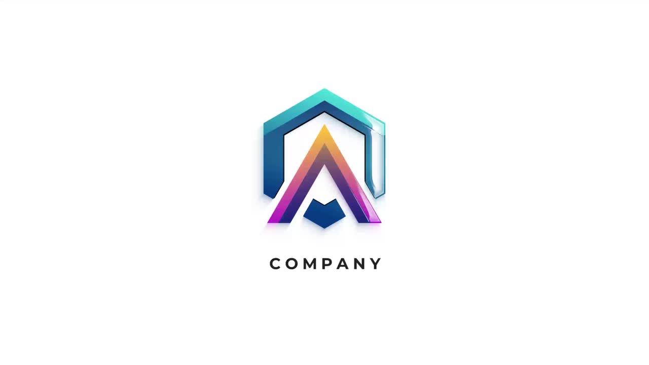 Logo animation video template