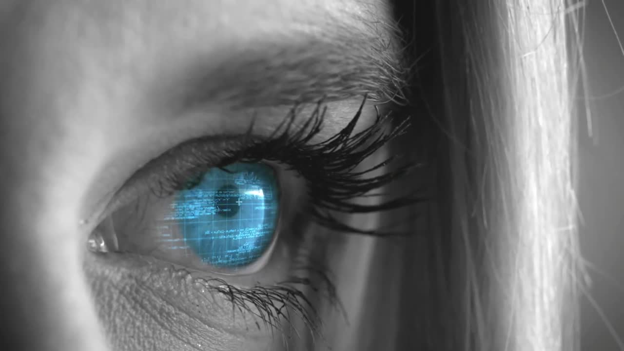 apertura del ojo azul