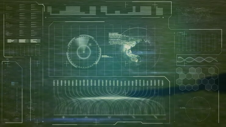 Animation of diverse data processing over legs of biracial male soccer player