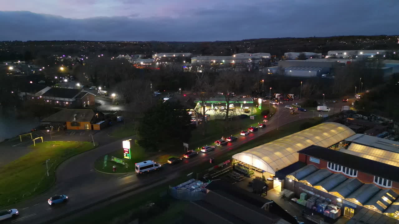 toma de paralaje del cruce al atardecer. acuadromo de facturación
