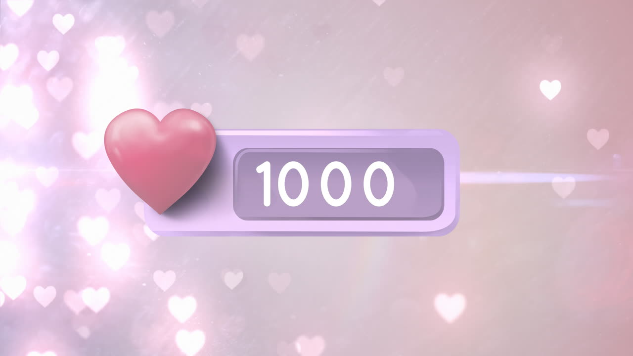 라이크 또는 하트 수 증가 4k