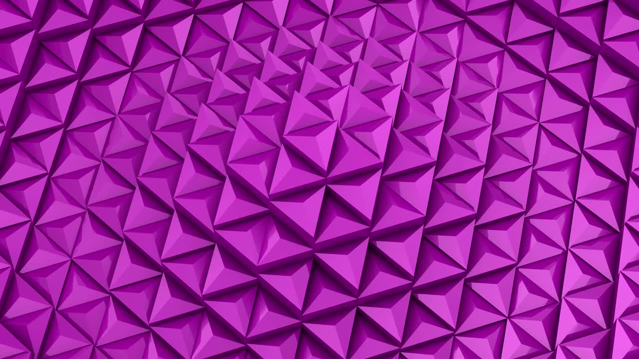 los triángulos formaron una onda