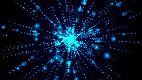 abstract background with energy particles