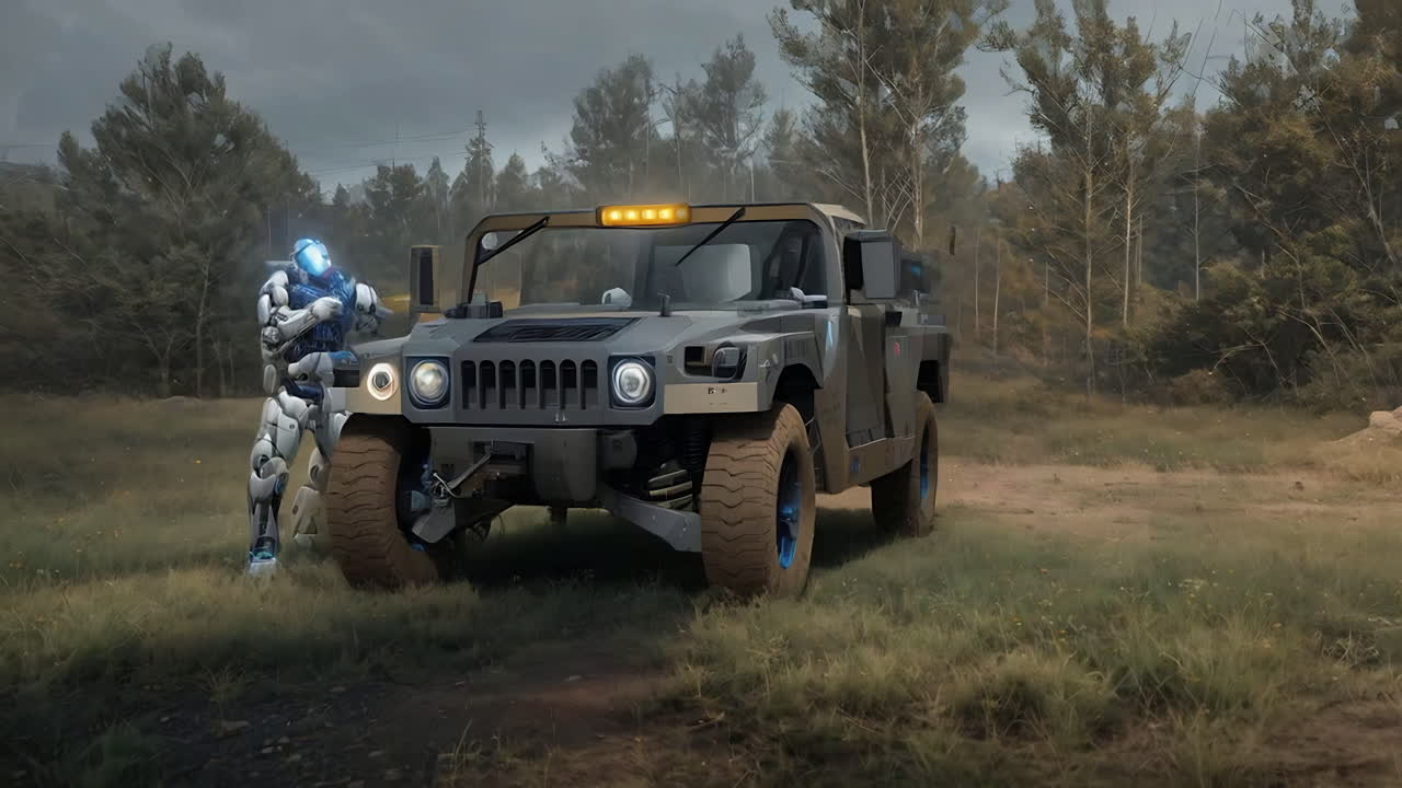 Robots in a Post-Apocalyptic Military Scenario