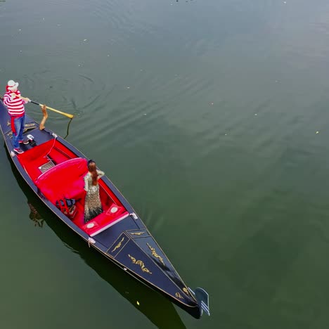 traditional gondola boat