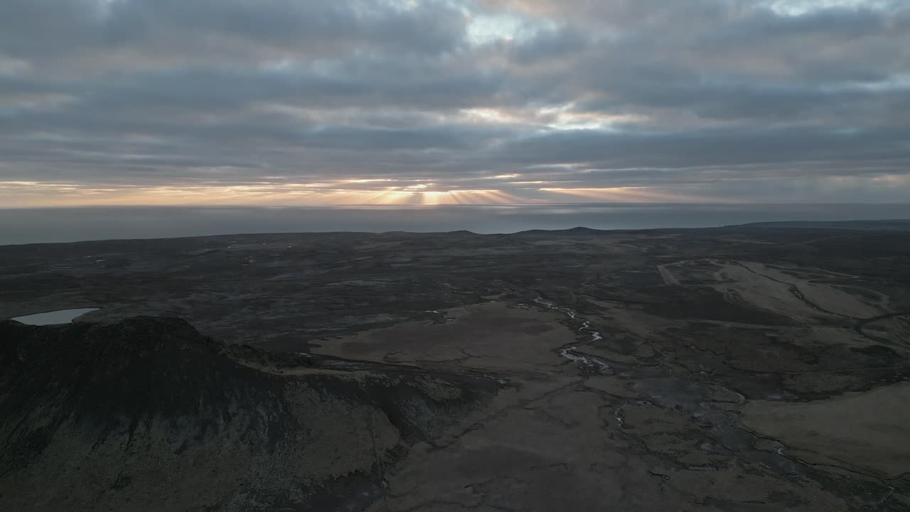 Sunset after the earth trip