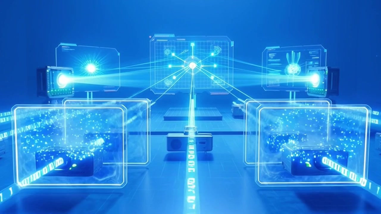 Digital Data Transmission and Network Connectivity Visualization
