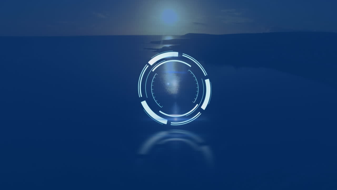 해가 지고 풍경에 대한 스 ⁇  스캔의 애니메이션