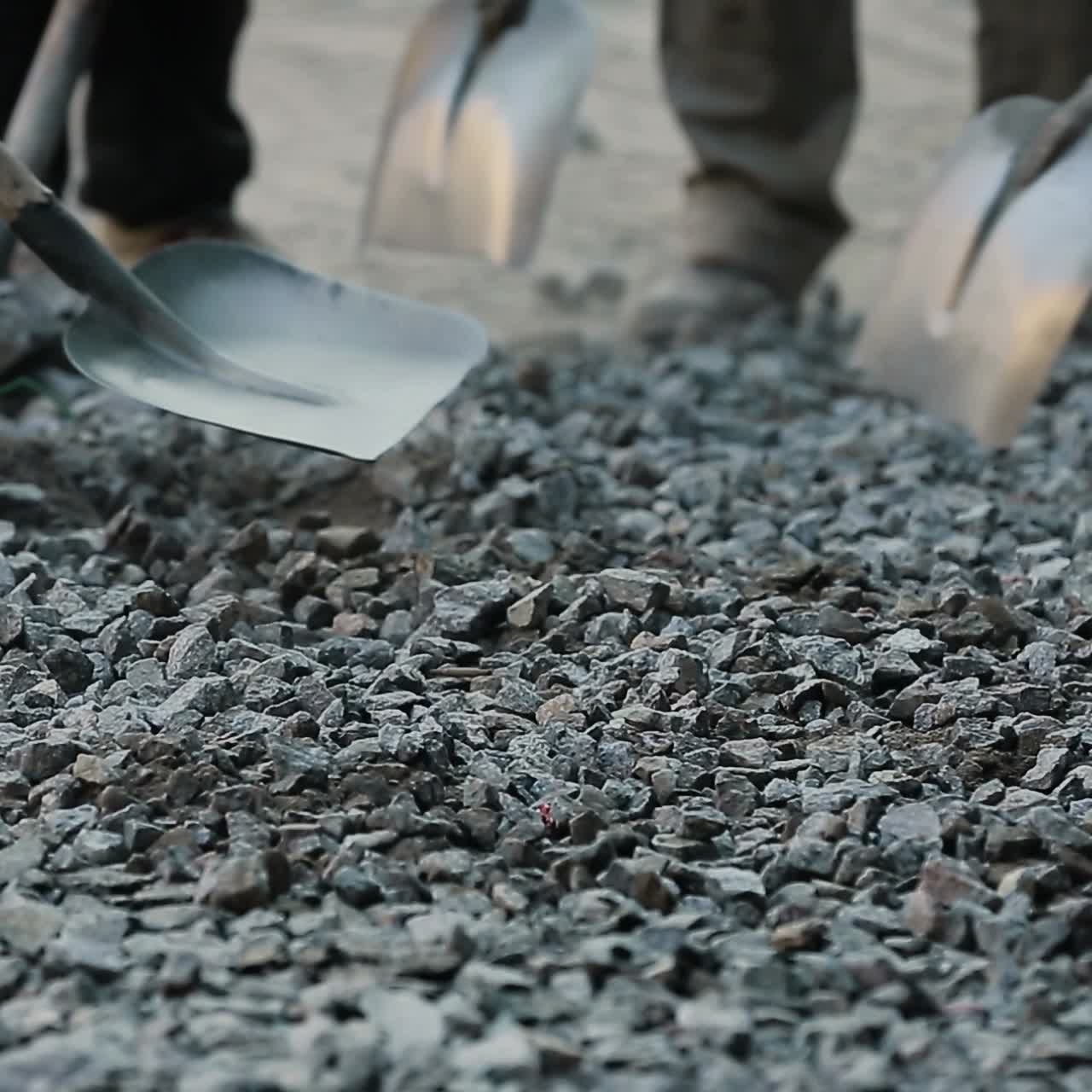 Road Workers Repair Work