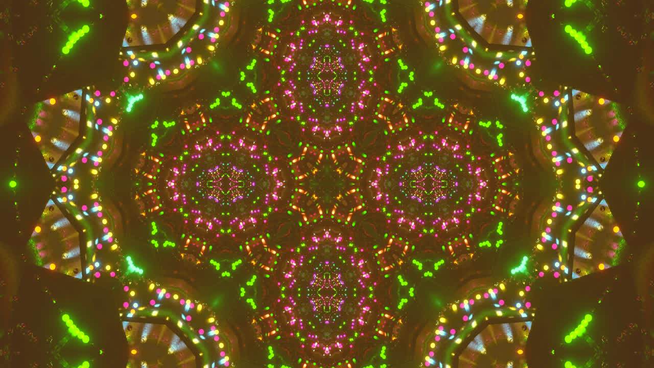 Prova un'esperienza coinvolgente con motivi di luce colorata che fluiscono attraverso una struttura simile a un tunnel. Le tonalità vivaci creano un effetto ipnotico, perfetto per schermi moderni e contenuti visivi digitali.