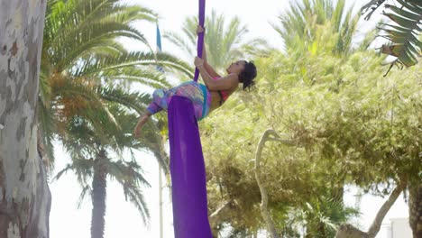 ágil, atlético, joven, acrobático, bailarín