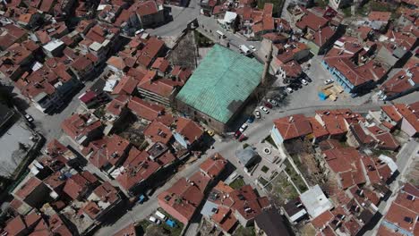 Otomano-Afyon-Vista-De-La-Ciudad-Histórica-Mezquita