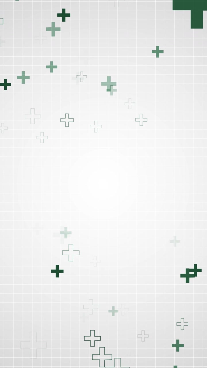 White healthcare cross pattern with light blue plus signs subtle grid and clean center space perfect