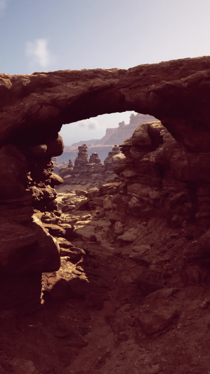 Exploring stunning rock formations in a remote desert landscape during daylight
