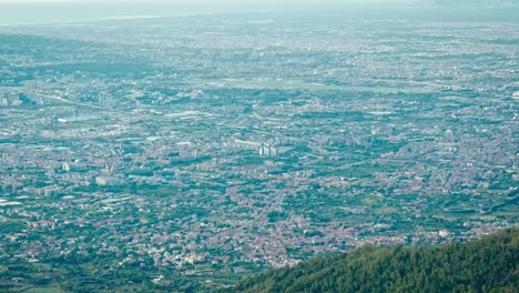 verdant naples landscape with vesuvius