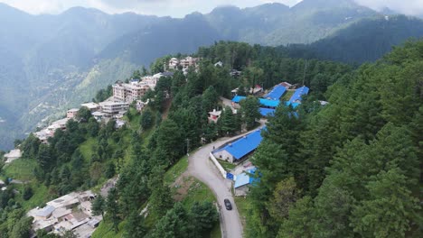 aerial view of historic schools in khanaspur timeless architecture