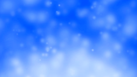 nieve cayendo sobre un fondo azul