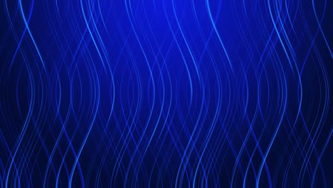 abstract blue background with winding curved lines.