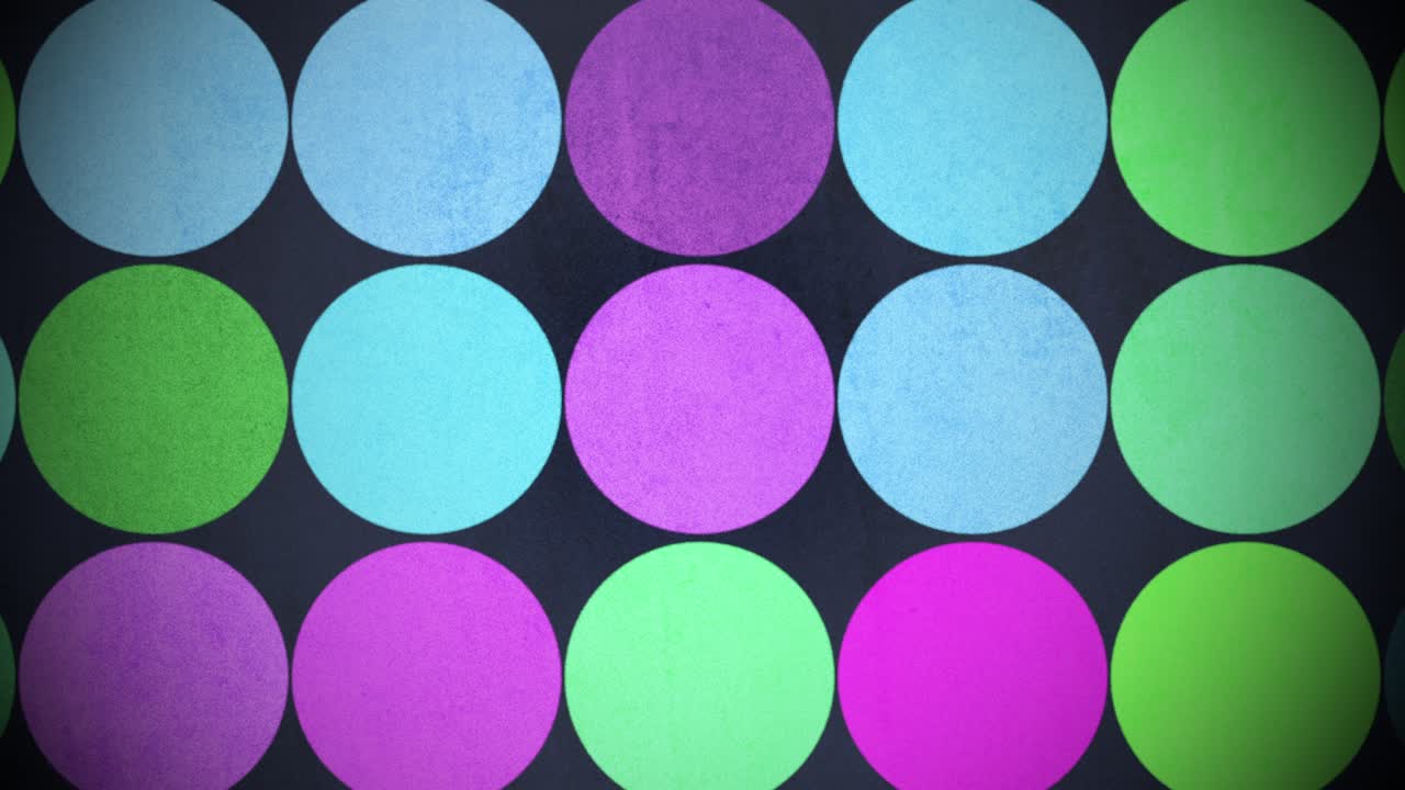 gran patrón de puntos geométricos abstractos y coloridos